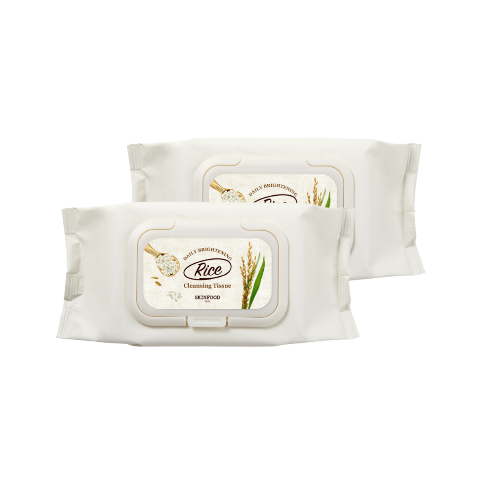 Rice Daily Brightening Cleansing Tissue Duo Set
