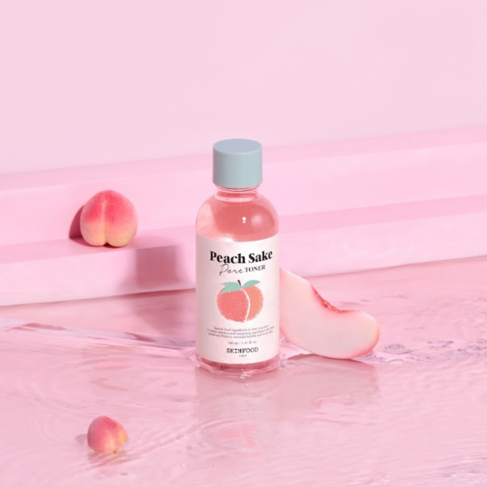 Peach Sake Pore Serum + Toner + Cream Set