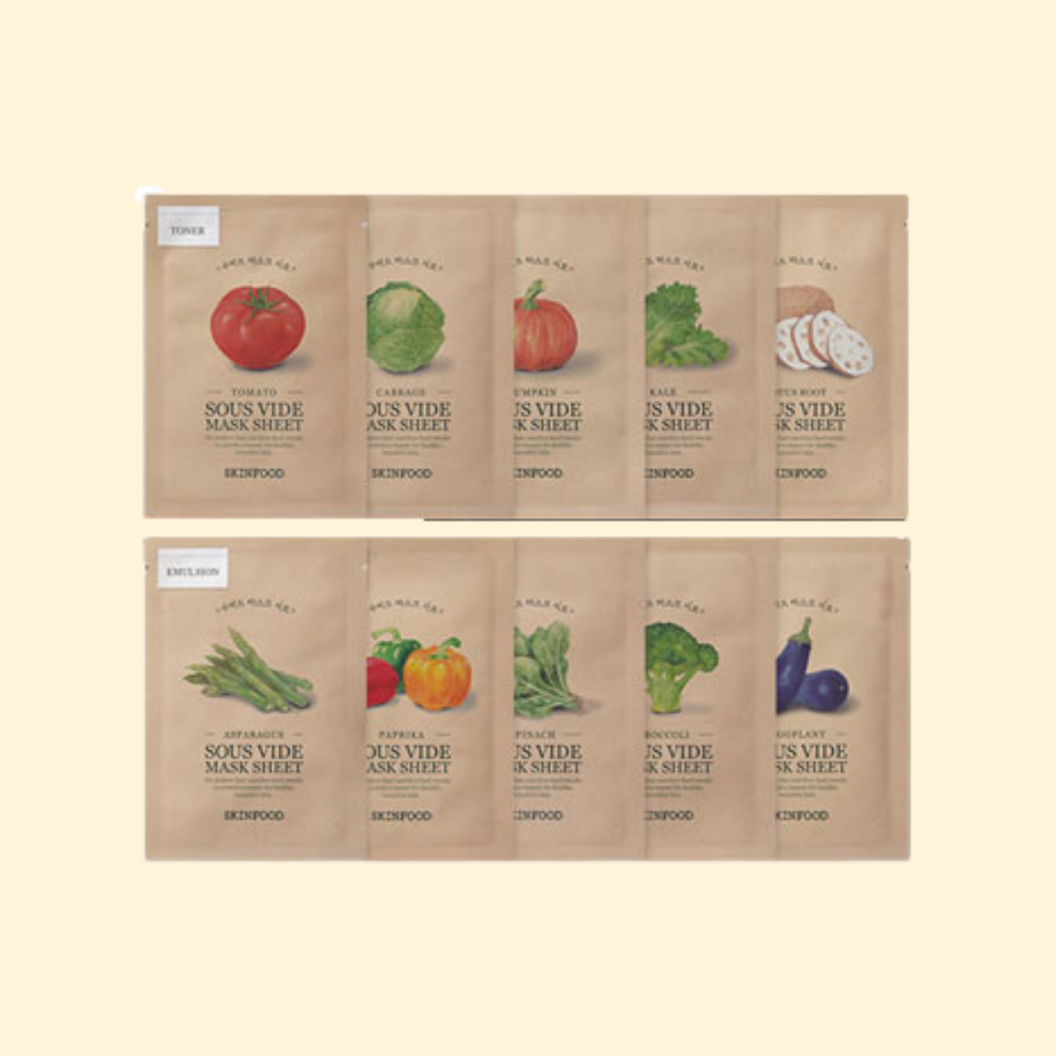 Sous Vide Mask Sheet