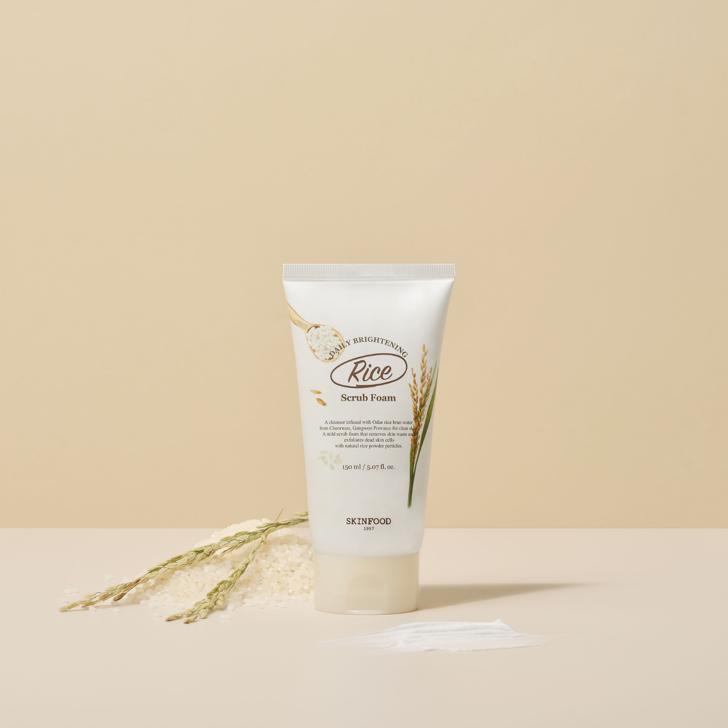 Rice Daily Brightening Scrub Foam