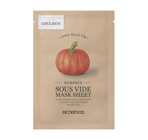 Pumpkin Sous Vide Mask Sheet