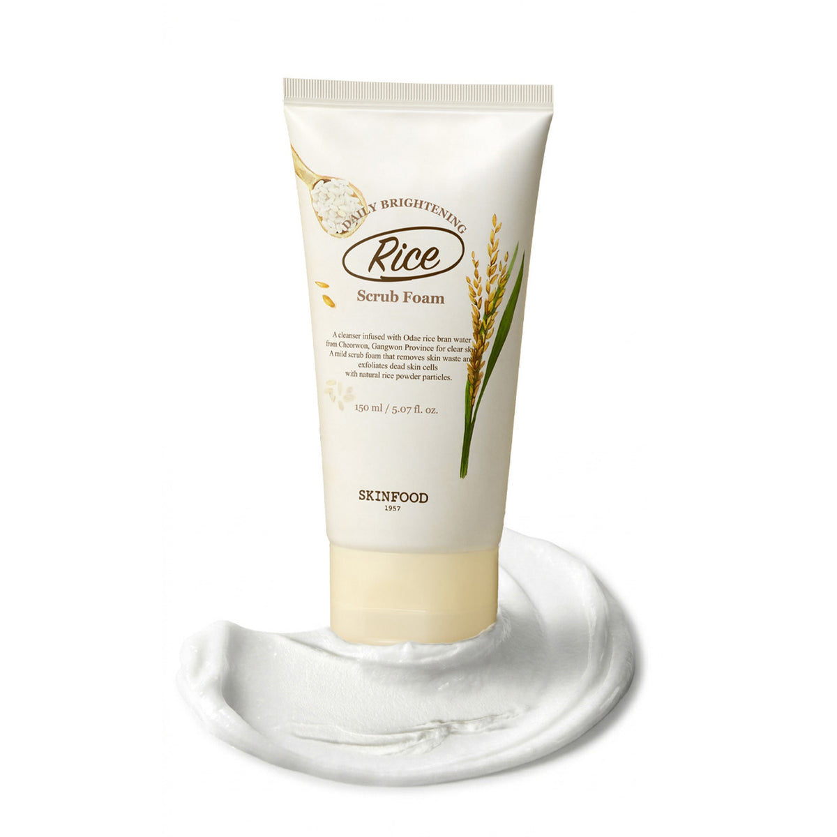 Rice Daily Brightening Scrub Foam