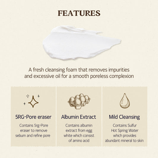 Egg White Perfect Pore Cleansing Foam | Skinfood