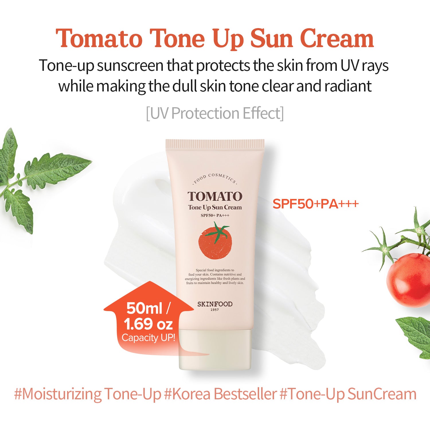 [Renewal] Tomato Tone Up Sun Cream 40ml