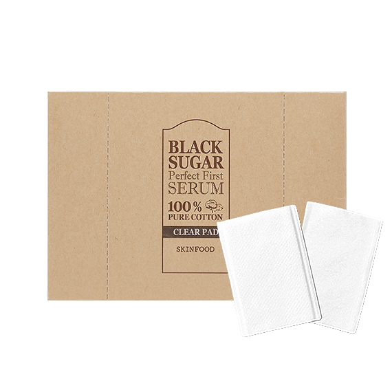 Black Sugar Perfect First Serum 100% Pure Cotton Clear Pad 60ea