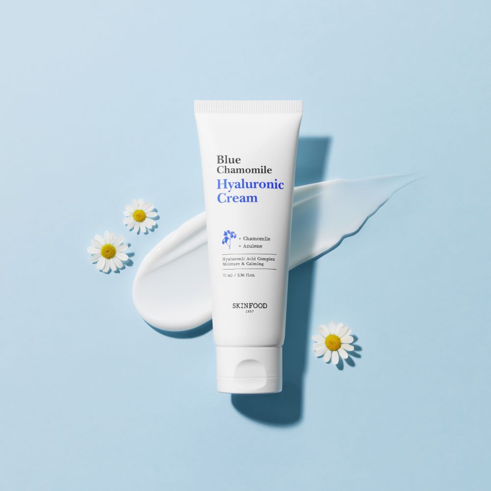 SKINFOOD Blue Chamomile Hyaluronic Cream