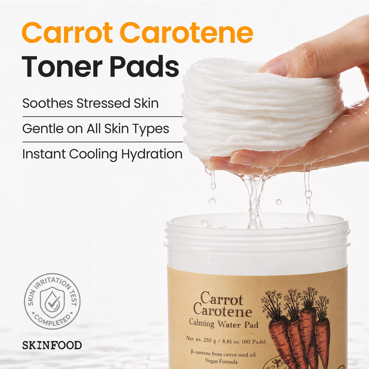 Carrot Carotene Calming Water Pad