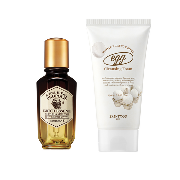 Royal Honey Propolis Essence + Egg White Perfect Pore Cleansing Foam