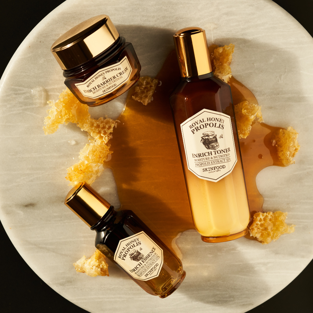 Royal Honey Propolis Set (Barrier Cream+Toner+Essence+Mask)